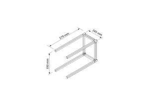 Kit e-tension étagère horizontale