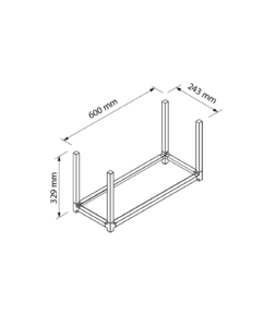 Kit-extension étagère verticale